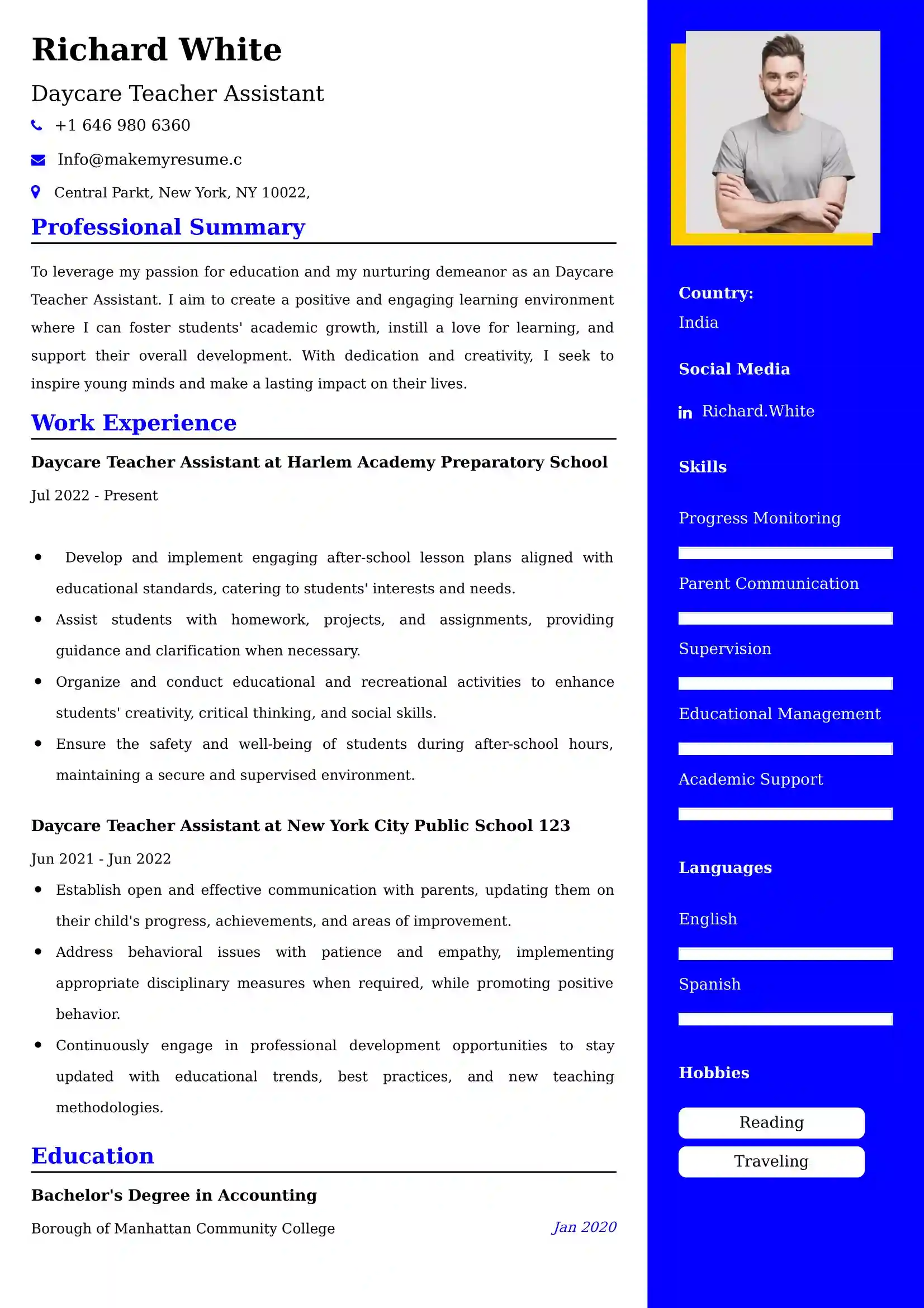 Comprehensive Child Care Resume Examples | 77+ ATS-Friendly Samples and Guide